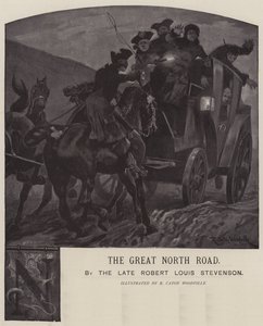 Illustrazione per La Grande Strada del Nord, di Robert Louis Stevenson